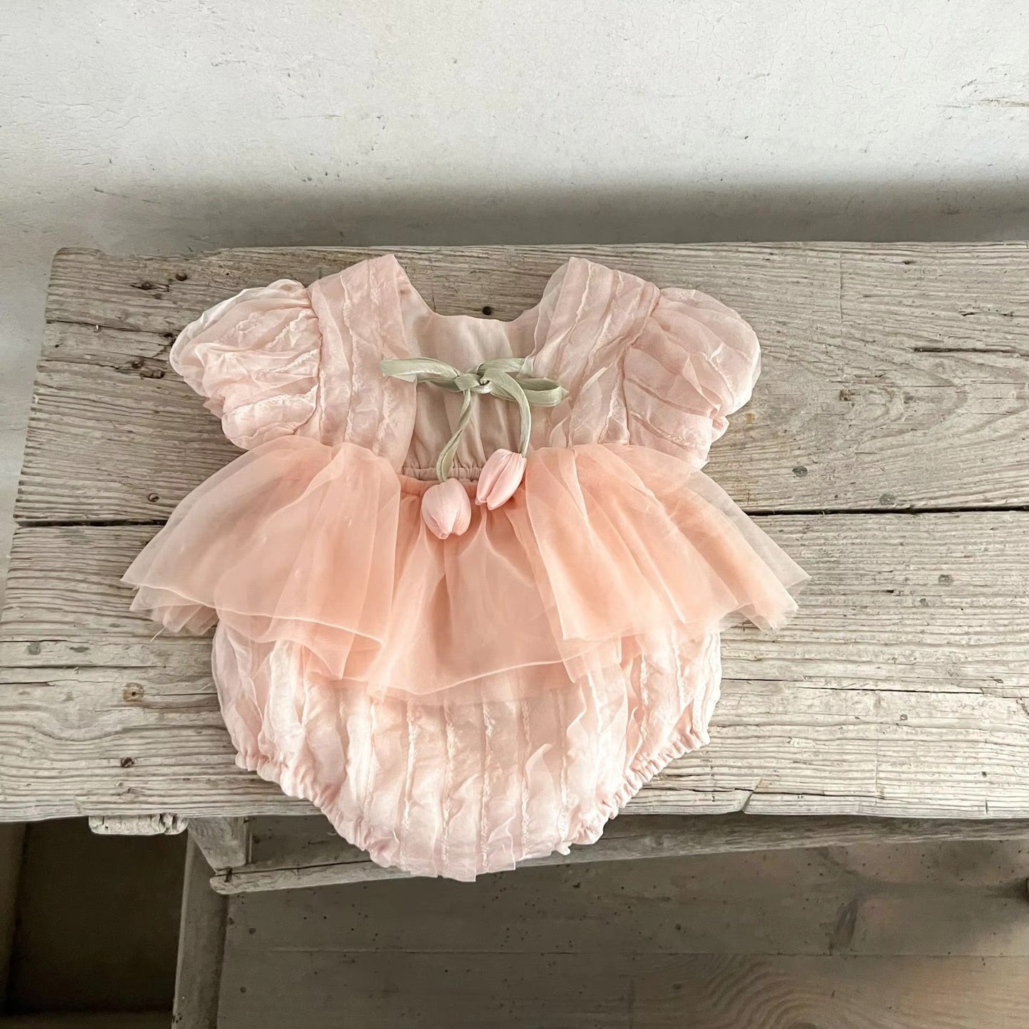 Sleeping Beauty’s Tulip Blossom Romper