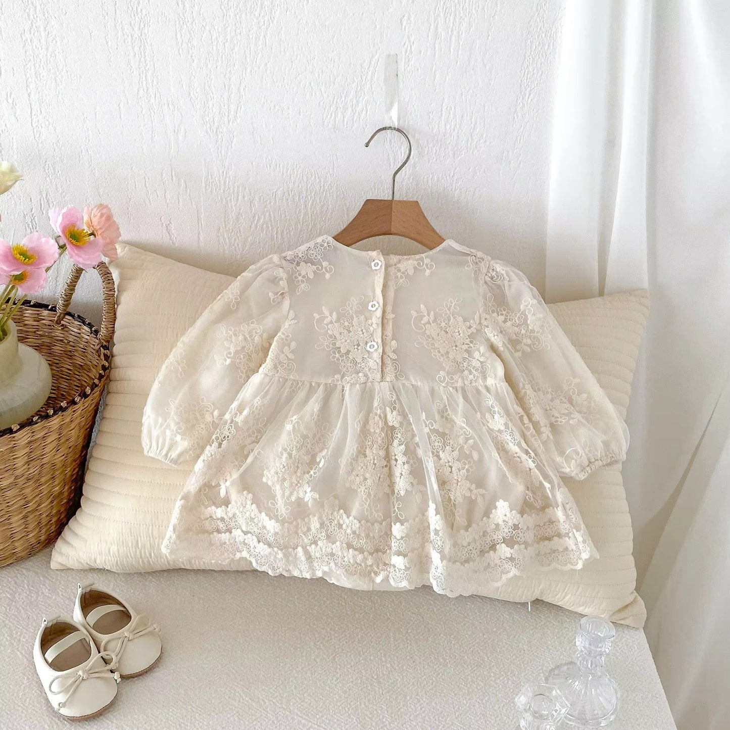 Little Pearl Princess Romper – Heirloom Edition