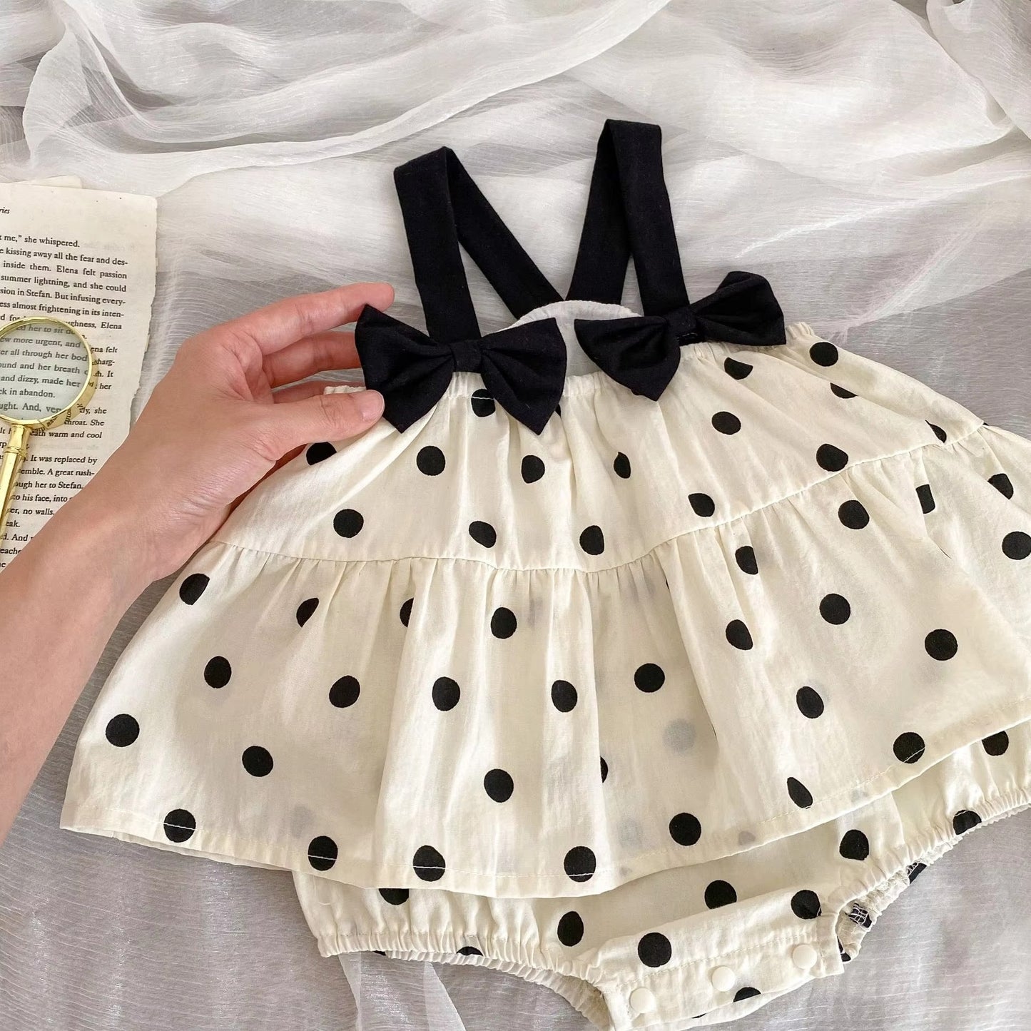 Minnie’s Polka Dot Party Romper
