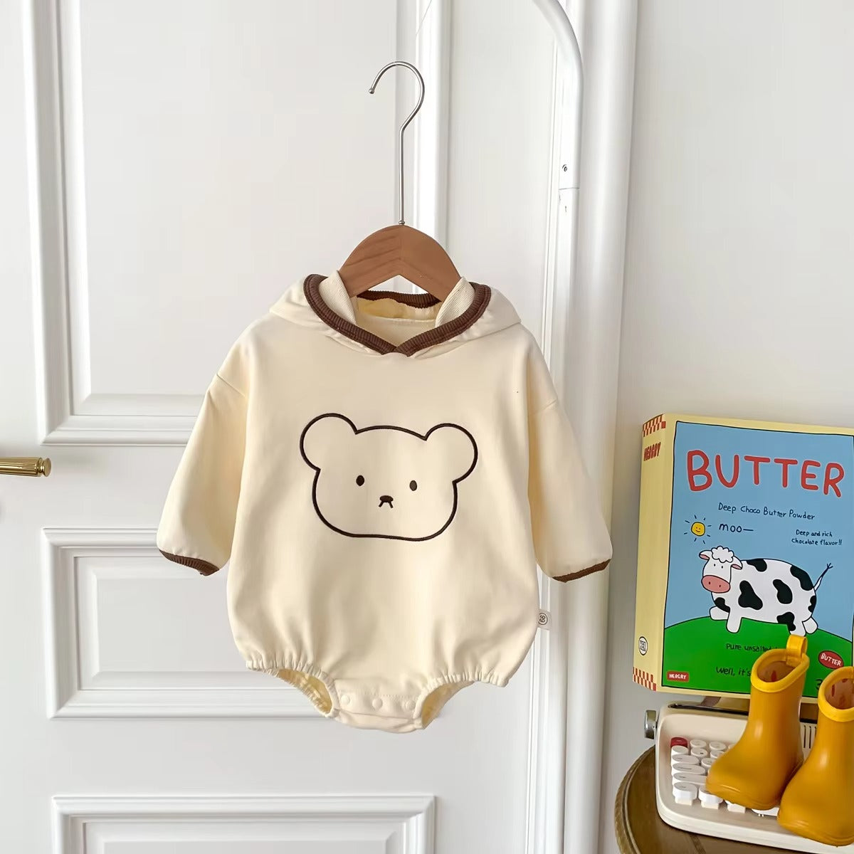 Care Bear Charm – Plush Hooded Romper for Little Ones