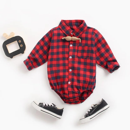 Woody’s Little Lumberjack Romper